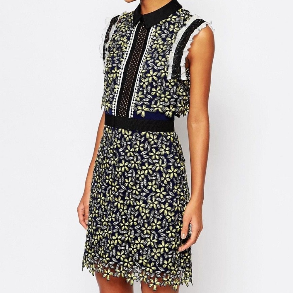 Self Portrait - 2 US 6 UK - Daisy Dress